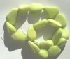 16 inch strand of 20x30mm Coated Lime Howlite Nuggets